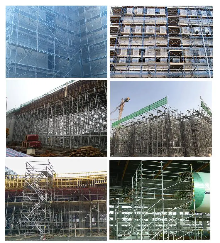 Q235 Galvanized Painted H Frame Ladder Walk Through Scaffolding Andamio for Construction