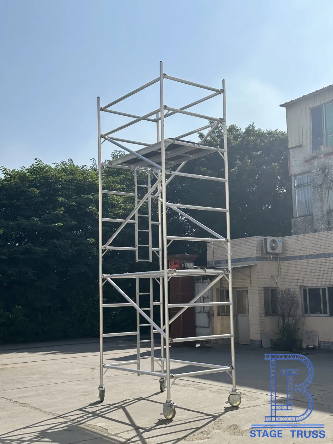 Portable Indoor and Outdoor Mobile Maintenance Platform for Hot Aluminum Construction Scaffolding