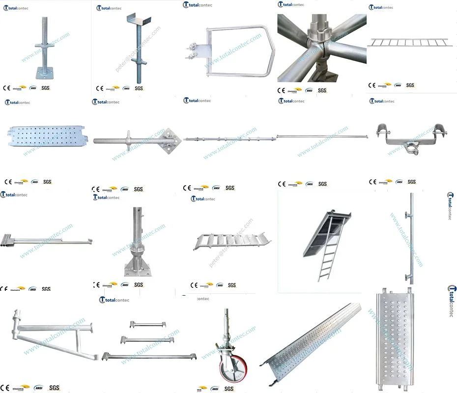 Safe Durable Layher Scaffolding Supplier with SGS Certificate for Construction