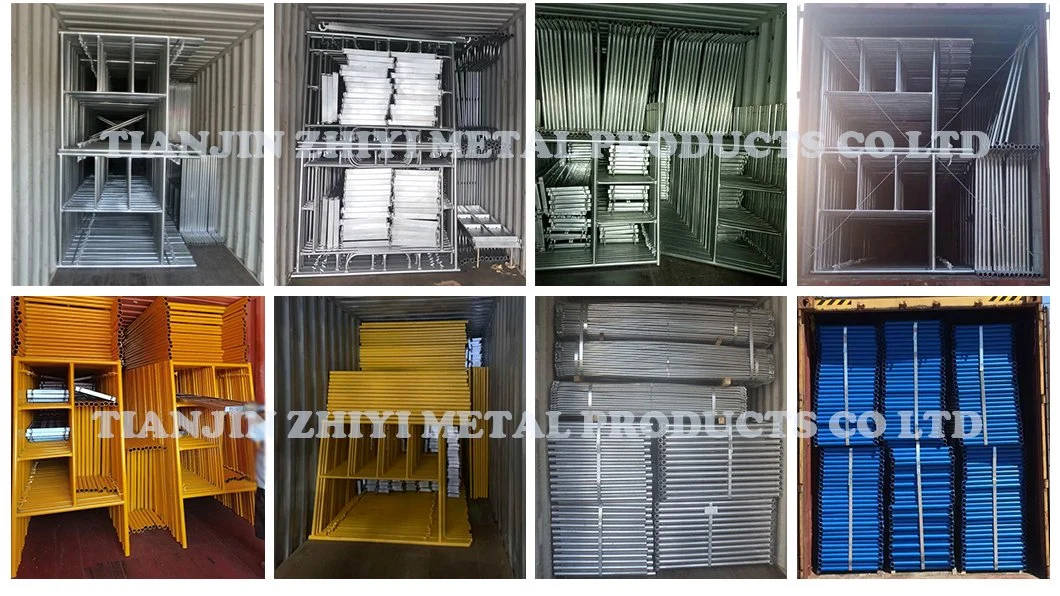 H Door Scaffolding Frame Movable Temporary Roof Scaffolding