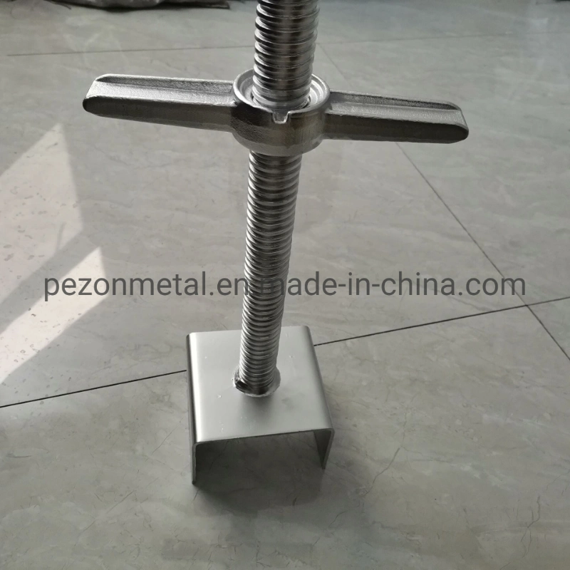 Jack Adjustable Base Scaffolding U Head Jack Adjustable Solid Screw Jack Base