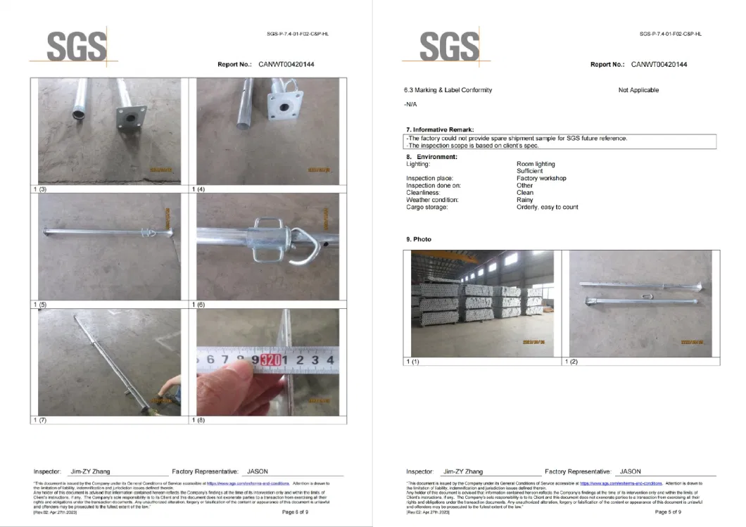 Formwork Scaffolding Shuttering Slab Jack Anti-Rust Construction Adjust Prop