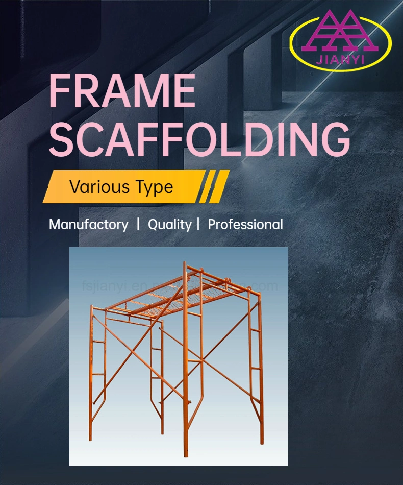 Metal Ladder Scaffolding for Concrete Construction