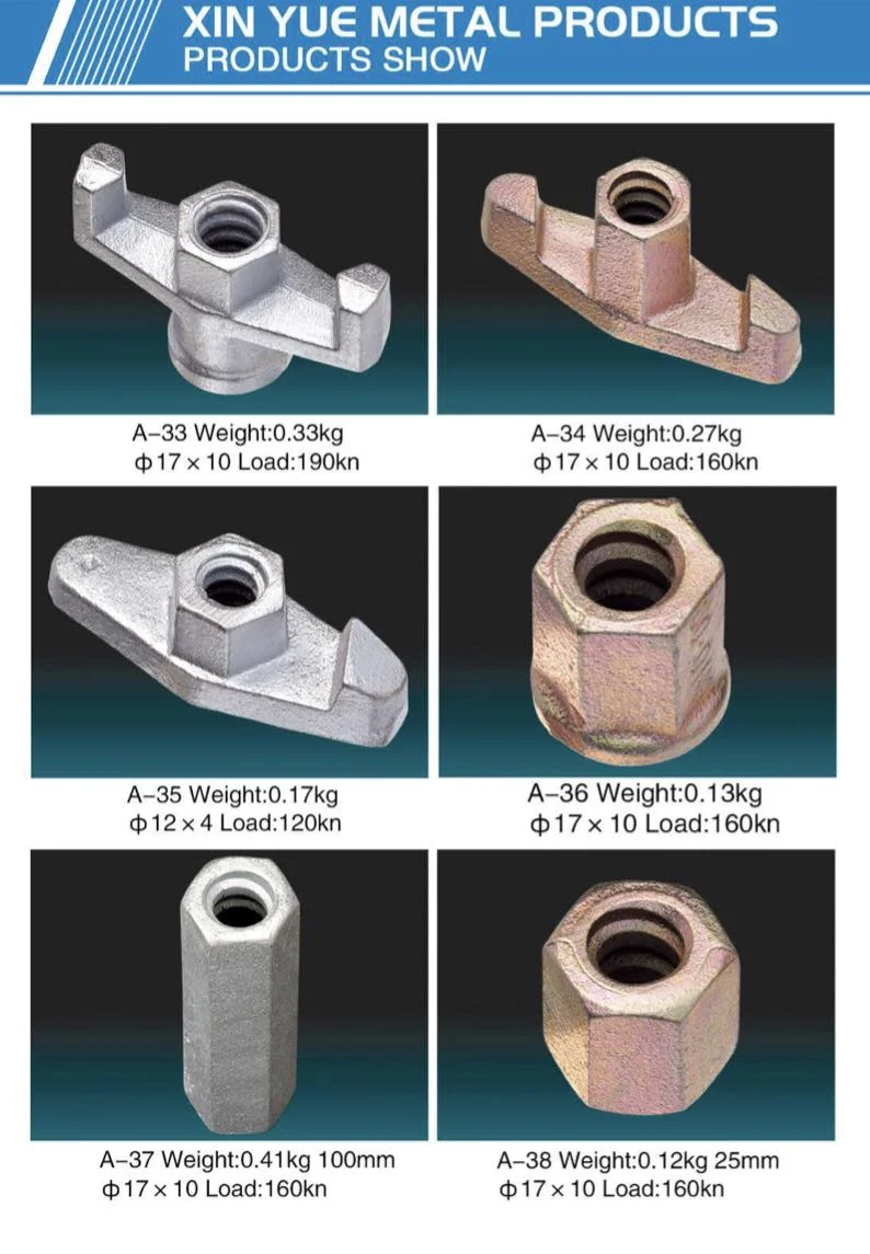 Scaffolding/Scaffold Steel Arrow Prop Bolts and Nuts for Scaffolding Shoring Prop Nut China Factory