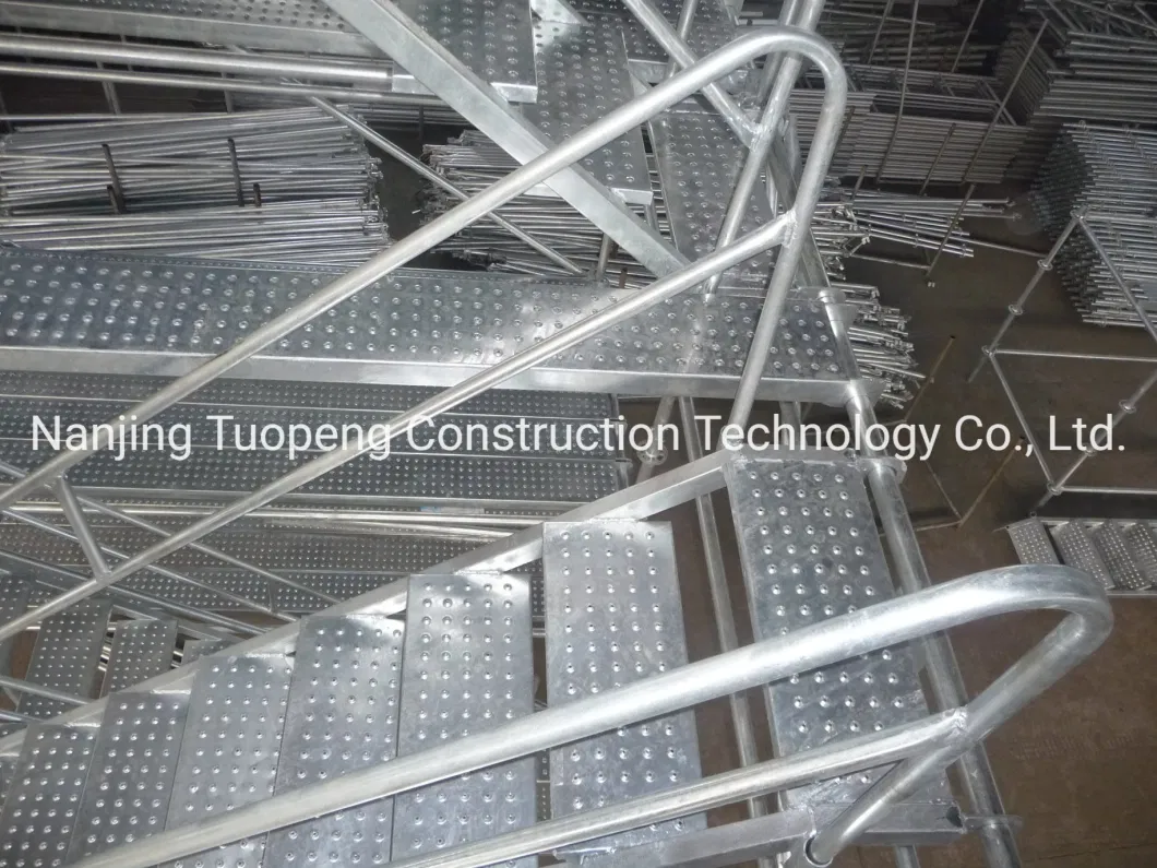 Scaffolding/Scaffold Hot DIP Galvanized Steel Stairs Stairways