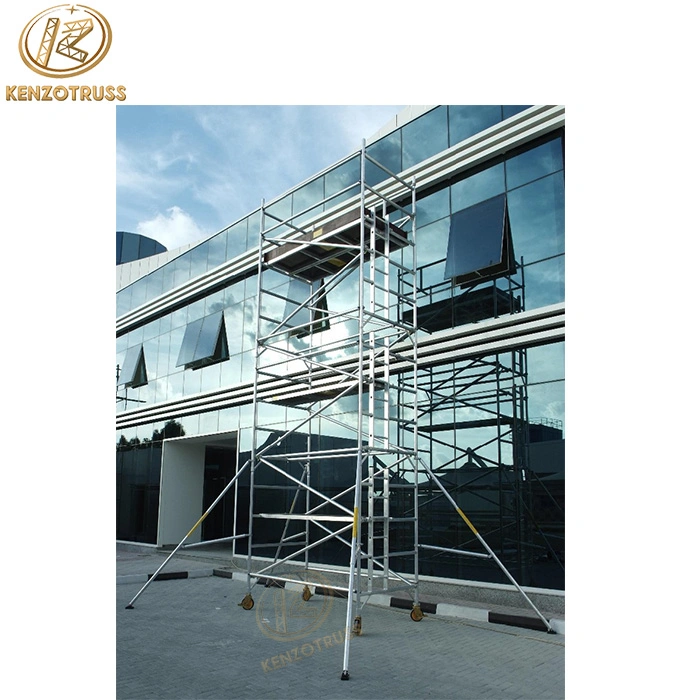 Adjustable Aluminum Mobile Scaffold Tower with Stair for Sale