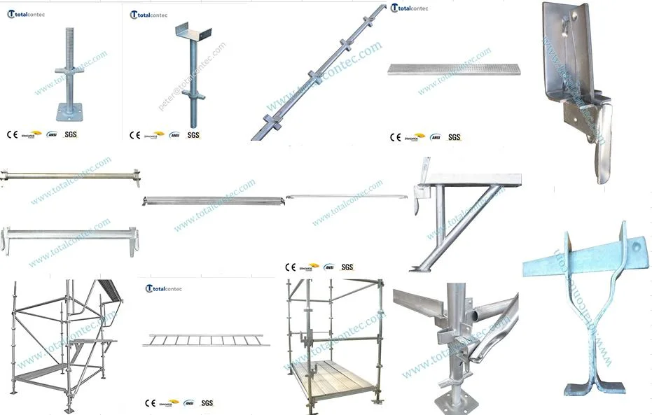 Safe Durable Layher Scaffolding Supplier with SGS Certificate for Construction