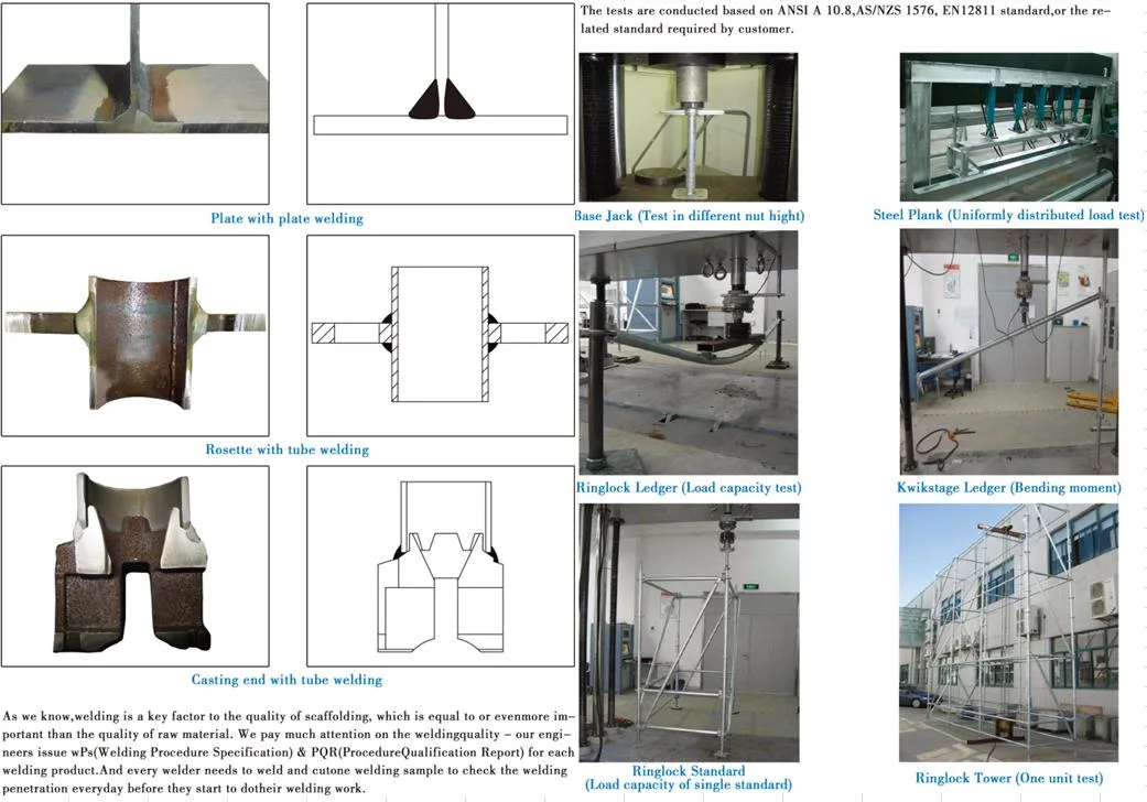 Safe Durable Layher Scaffolding Supplier with SGS Certificate for Construction