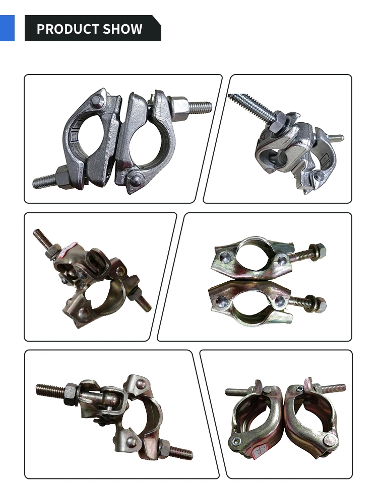 Scaffold Fixed Coupler Double Coupler Swivel Clamp Scaffolding