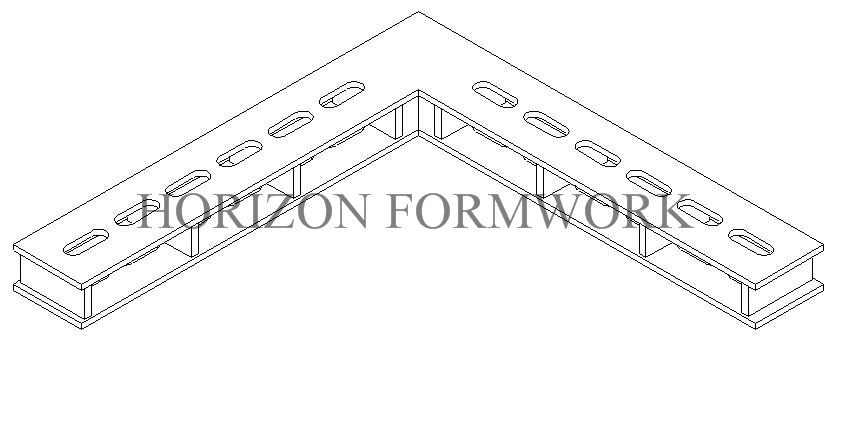 Adjustable Spindle Strut to Support Formwork Panels Horizontally or Vertically