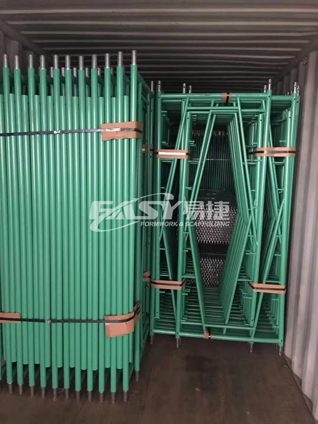 Easy Scaffolding Galvnized Mason Steel Ladder Walk Through H Frame Scaffold for Construction