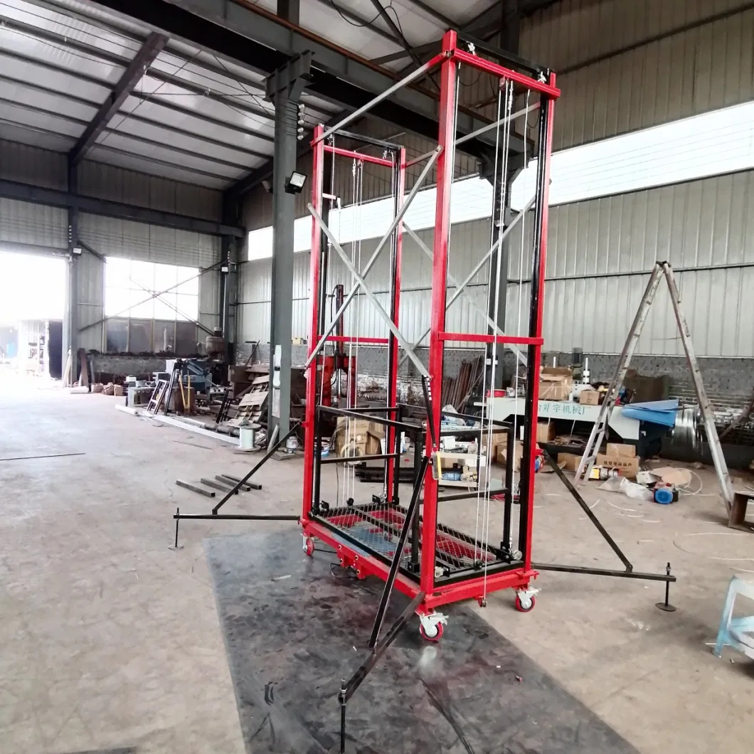 Portable Load Bearing 500kg Indoor Multiple Models Foldable Electric Scaffolding Lift Scaffold Platforms