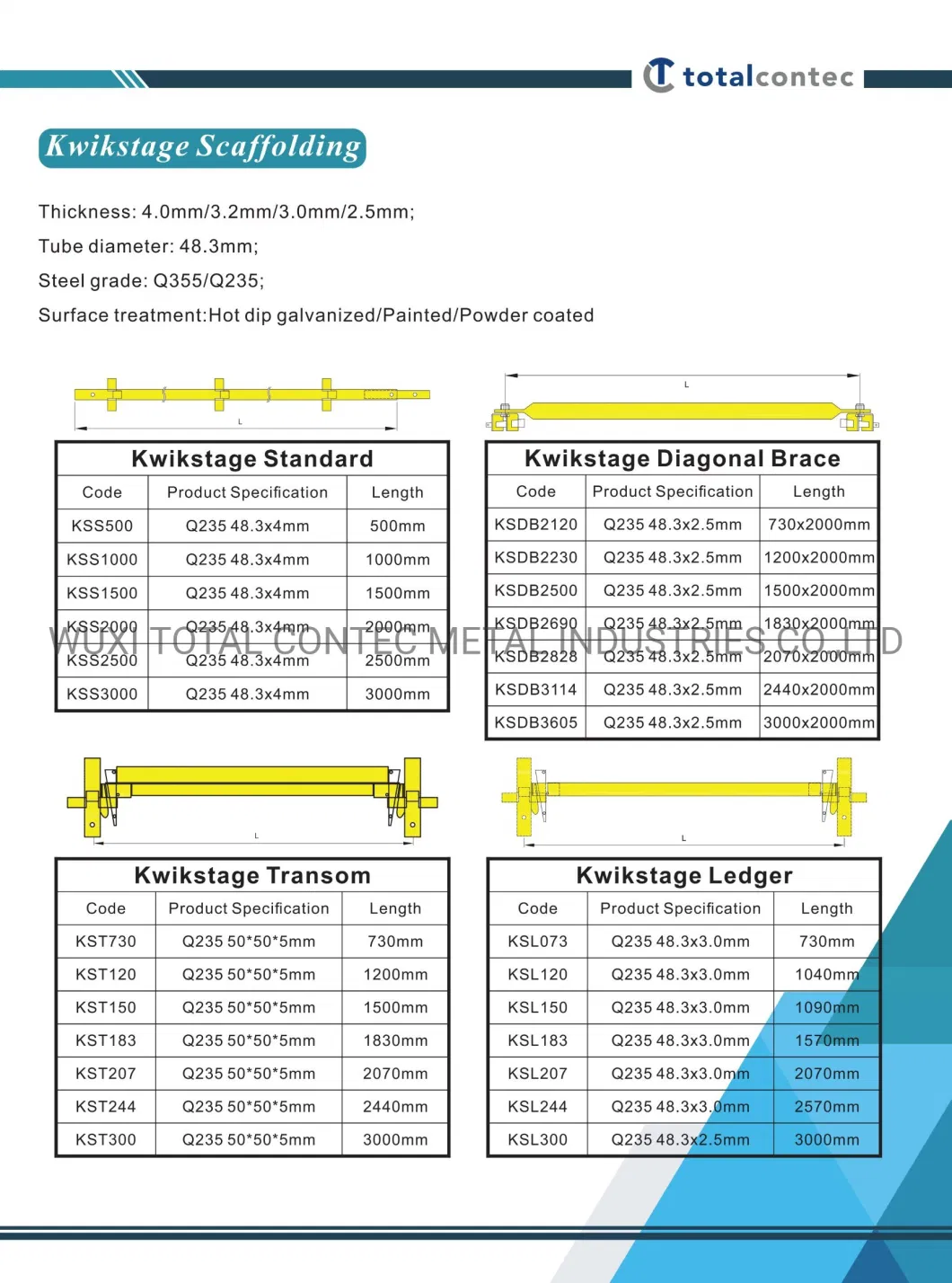 Hot Sale High Quality Kwikstage Scaffolding Base Screw Jack