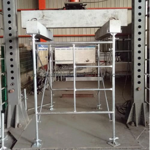 Q235 Powder Coated Mason Frame Scaffold Walk Thru Steel Frame System Scaffolding with V-Lock