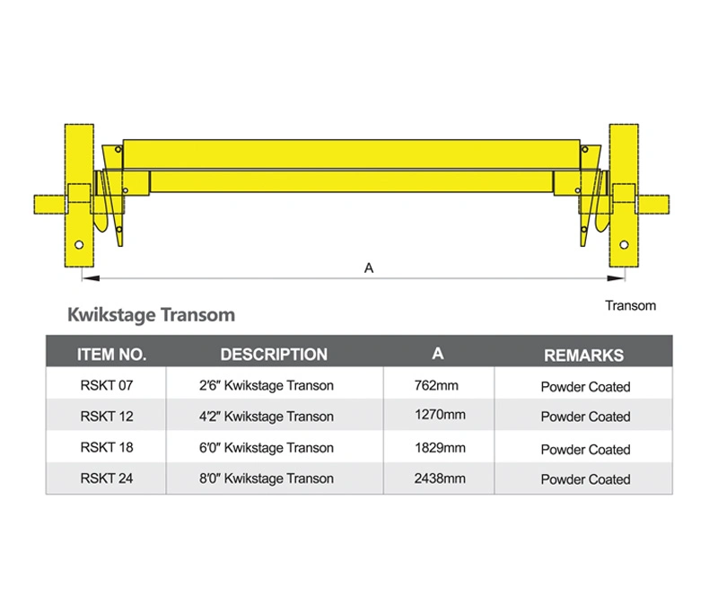 ANSI Standard K-Stage System Kwikstage Scaffold Quick Stage Scaffolding