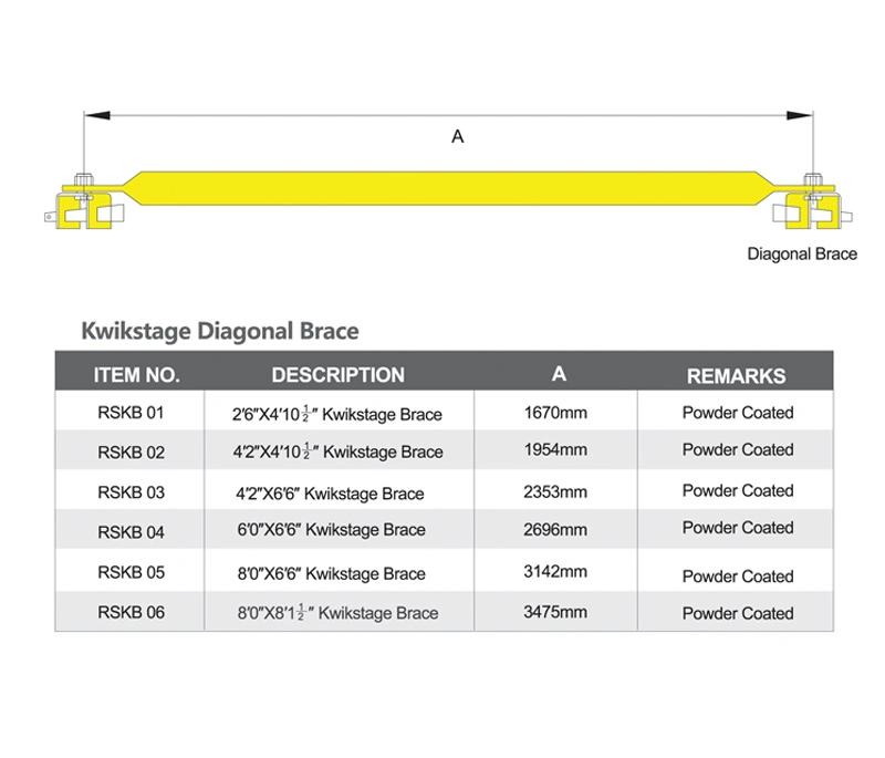 ANSI Standard K-Stage System Kwikstage Scaffold Quick Stage Scaffolding