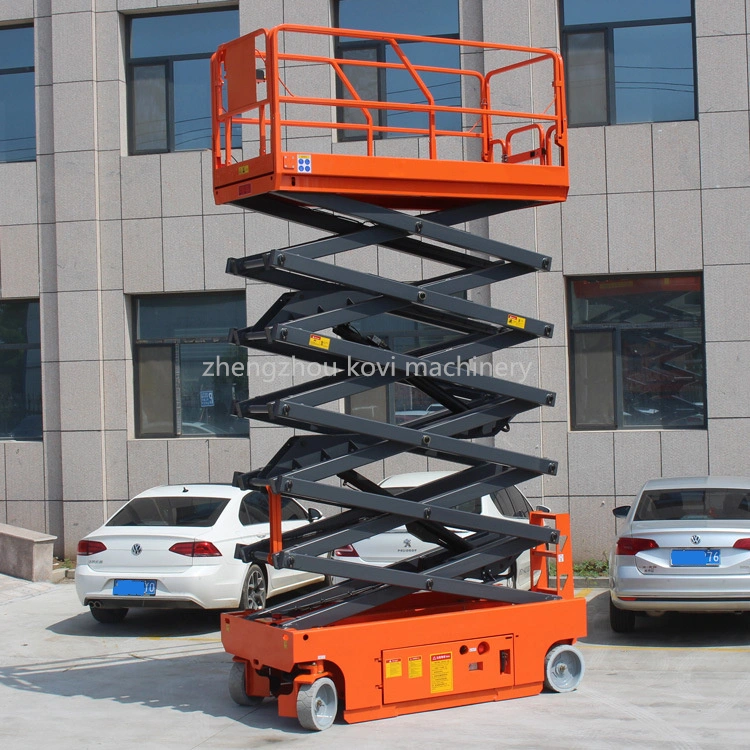 1-16m Electric Hydraulic Scissor Lift Small Mobile Man Diesel Rough Terrain Scissor Lift Platform