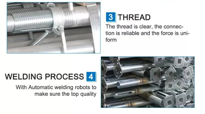 Construction Heavy Duty Building Jack Scaffold Post Steel Prop Support