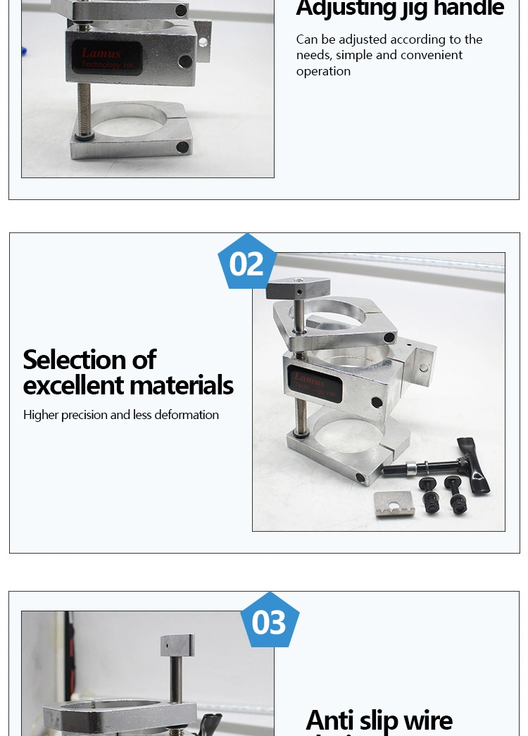 Engraving Machine Adjustable Fixture Spindle Fixing Seat Spindle Motor Holding Seat Accessories