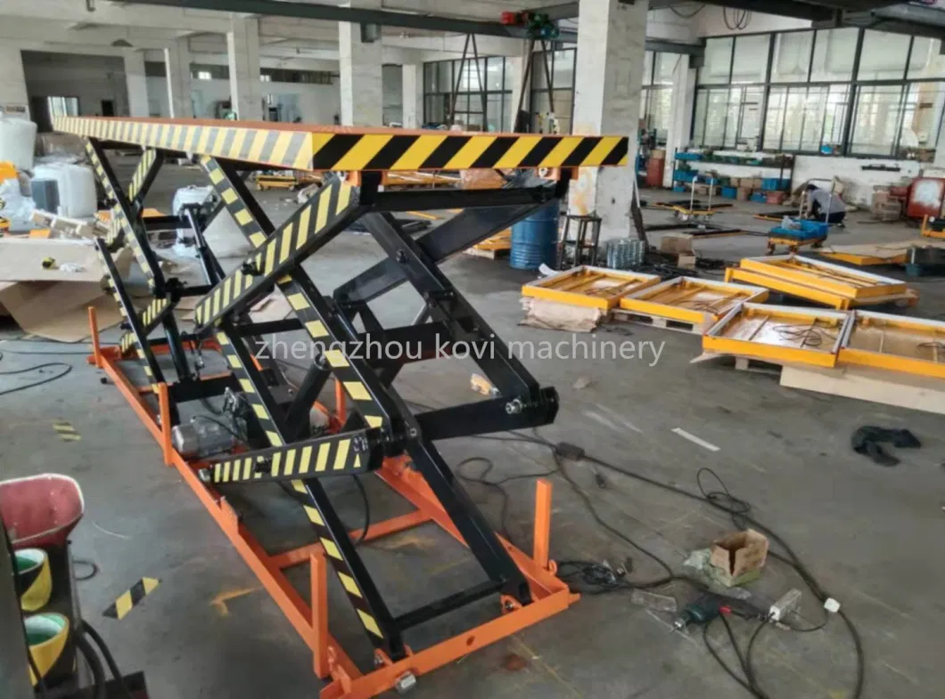 Remote Control Manual Electric Hydraulic MID-Rise Mobile Scissor Car Lift Vehicle Lift Platform