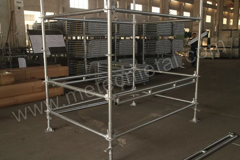 Hot DIP Galvanized Ring Lock System Scaffold Standard (VERTICAL)