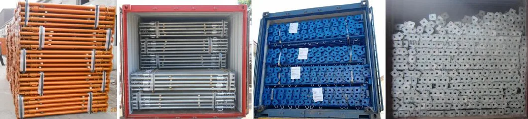 Painted Light Duty Formwork Steel Prop 3 Meters 4 Meters Scaffolding Metal Struts