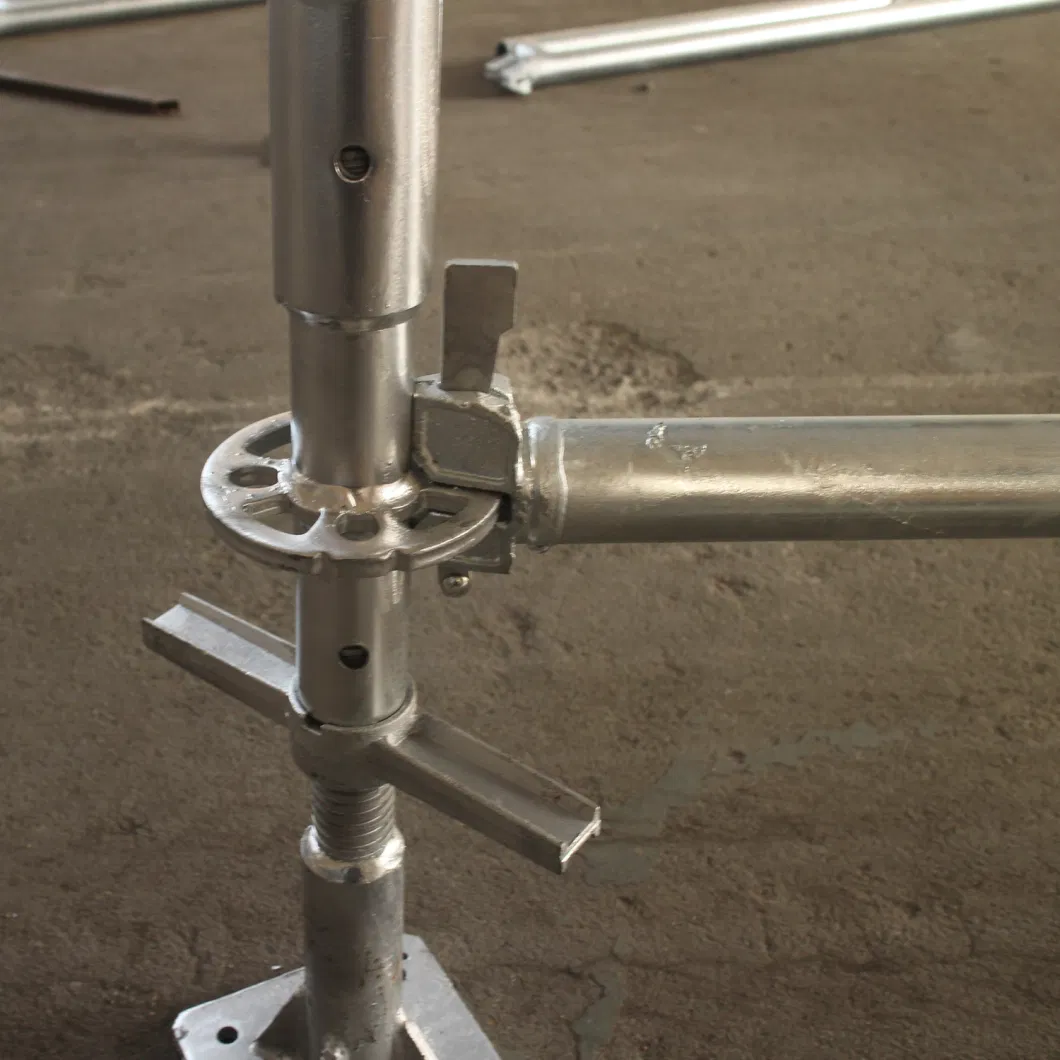 Galvanized Heavy Duty Solid Jack Base Scaffolding Accessories