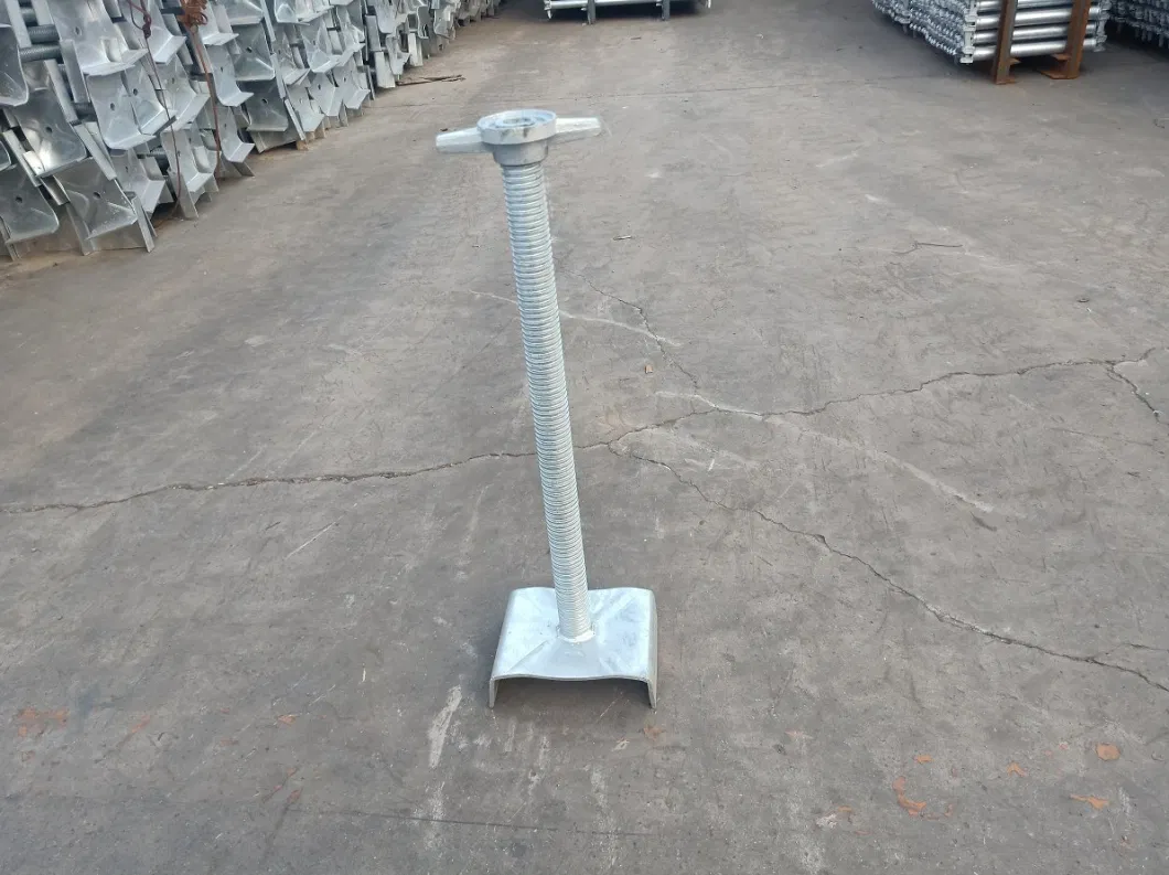 Steel Adjustable Hollow Solid Screw Jack Base U Head