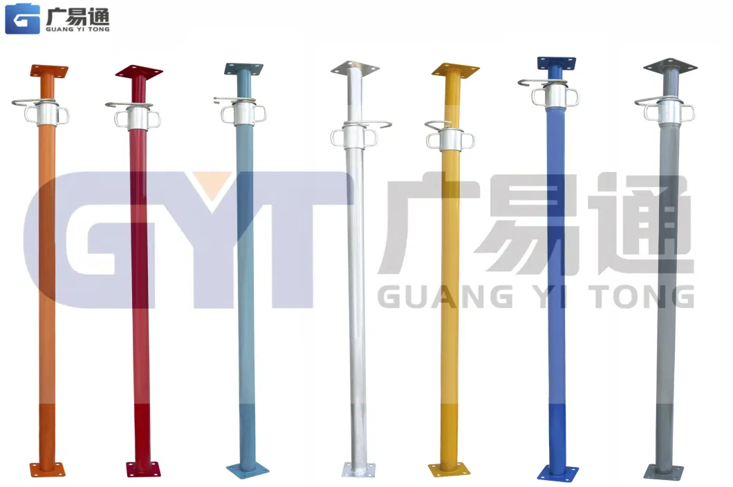 Adjust Telescopic Scaffolding Acrow Stainless Steel Props Galvanized Scaffold Materials Construction Telescopic Struts Extendable Shoring Acrow Prop Jack Post