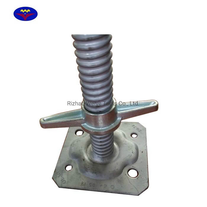 Height Adjustable Screw/Shoring Base Jack Plate/Levelling Feet/Legs for Construction Scaffolding