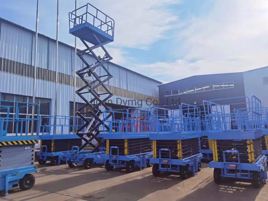 Dymg CE Approved Hydraulic Mobile Scissor Lift Scaffolding