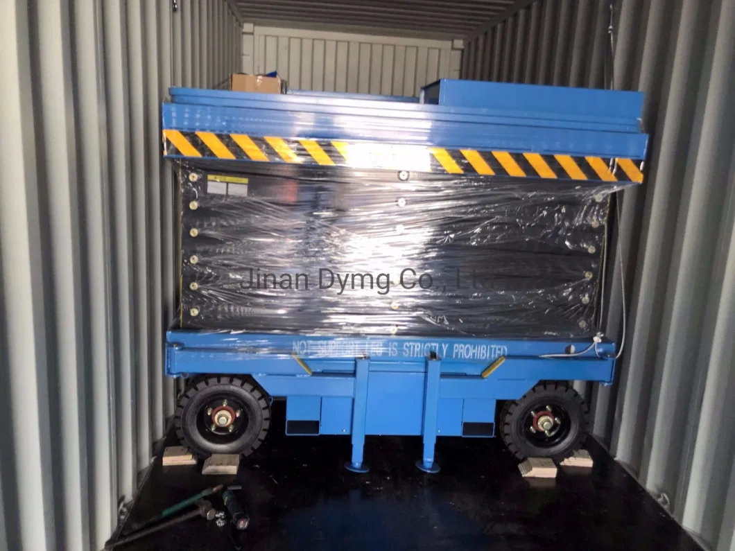 Dymg CE Approved Hydraulic Mobile Scissor Lift Scaffolding