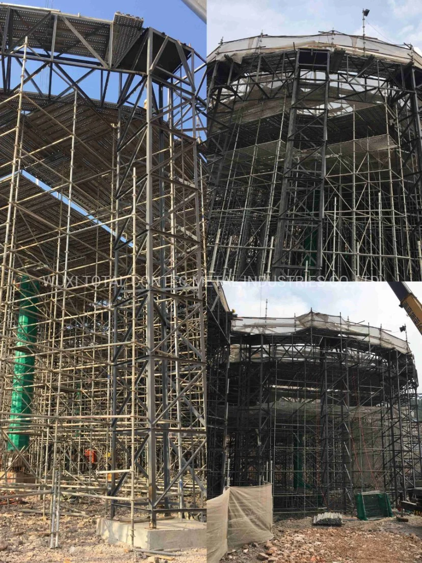 Floor Type Scaffolding Galvanized System Facade Scaffold in Future Guarden Building Construction