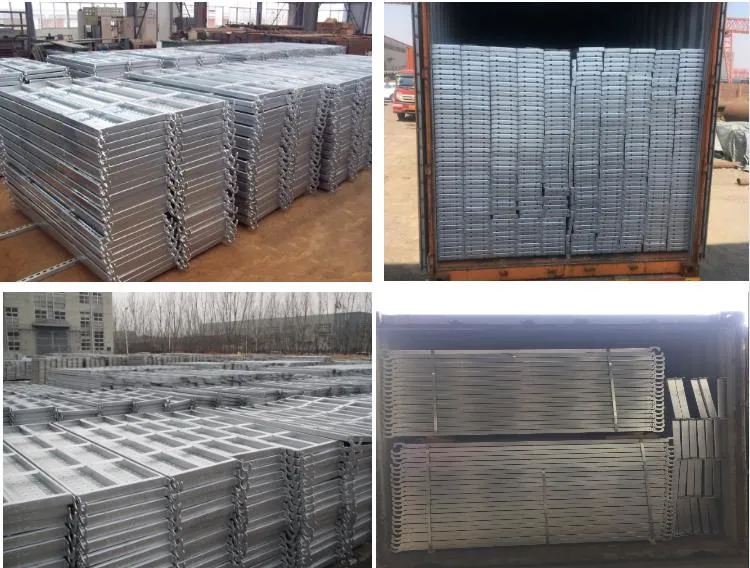 Construction Shelf Mobile Types of Accessories Metal Galvanized Steel 4m Scaffolding Deck