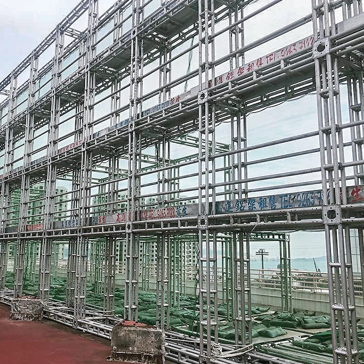 Arched Truss Structure Aluminium Stage Truss for Event Show Exhibition Screw Portable Aluminum Truss Scaffolding Work Platform