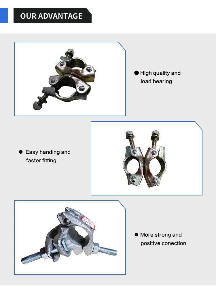 Tube Scaffolding Types of Different Couplers Size Clamps