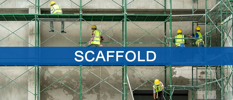 Reinforced Fire Retardant Construction Scaffold