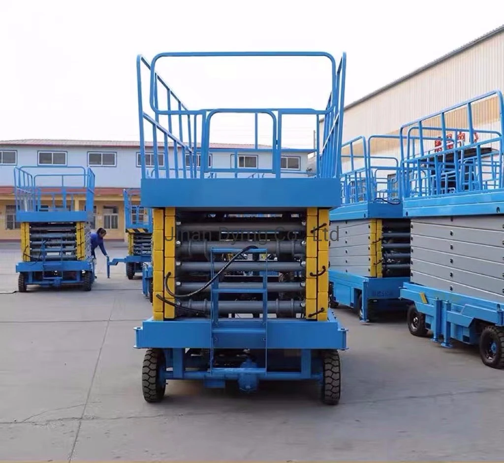 Dymg CE Approved Hydraulic Mobile Scissor Lift Scaffolding