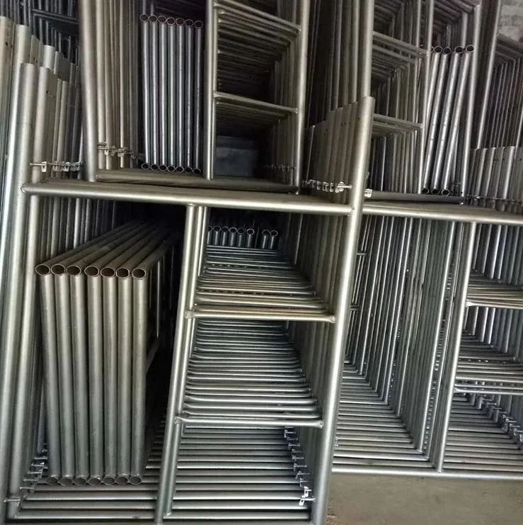 Hebei Factory Concrete Construction Galvanizing Scaffolding Mason Frame Ladder Frame