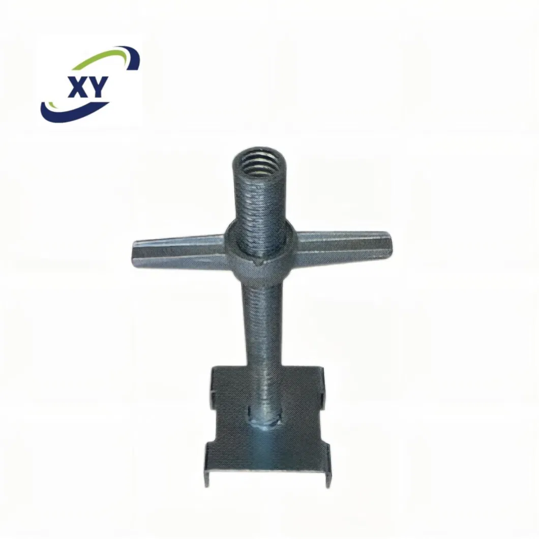 Scaffold/Scaffoldig Construction Building Material Solid and Hollow Screw Jack Base of 38*4mm with Low Price