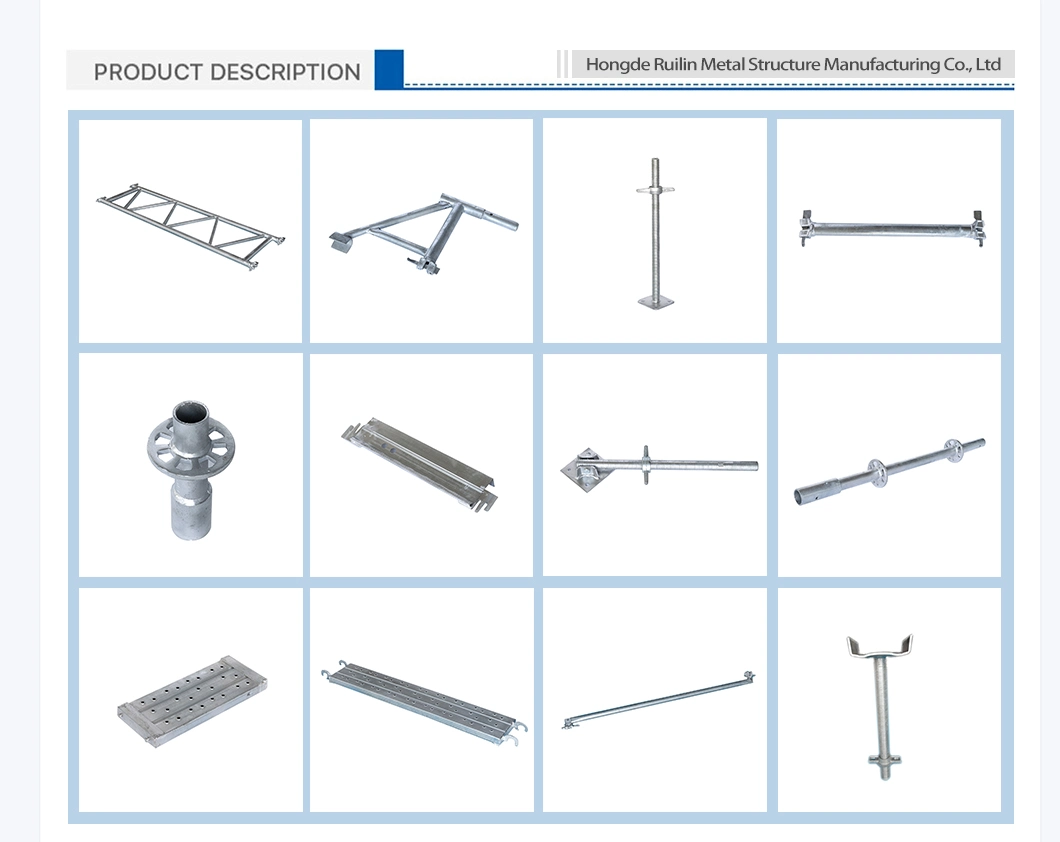 Multifunctional Layher Allround Ring Lock System Scaffolding for Construction Outdoor Supporting Usage