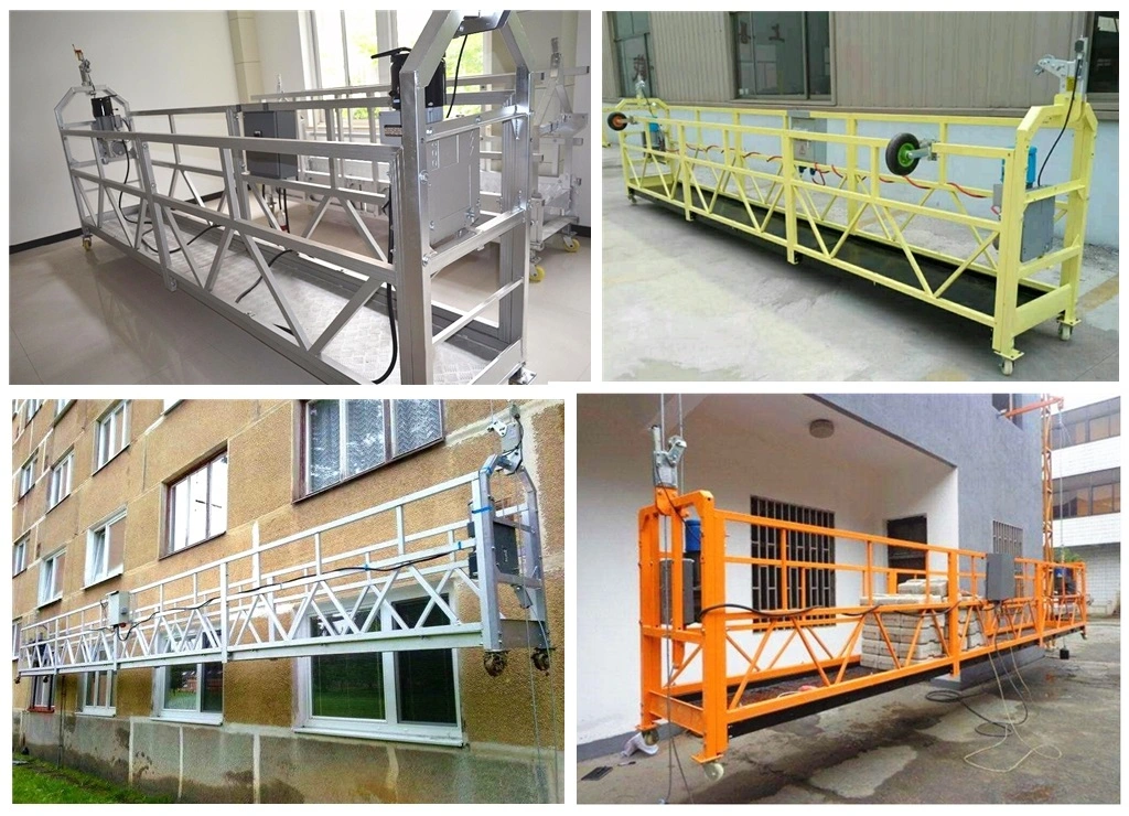 Zlp630 Zlp800 Aluminum Suspended Platform Wall Gondola Lift Building Cradle Suspension Platform