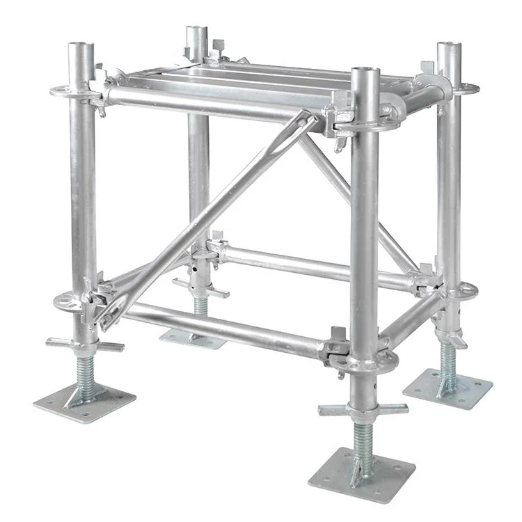 Galvanized Four-Way Ringlock Scaffolding