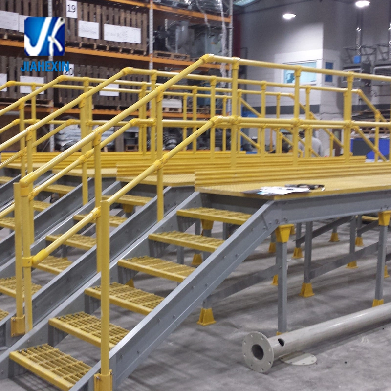 Painted/Galvanized Custom Prefabricated Steel Platform with Stairs