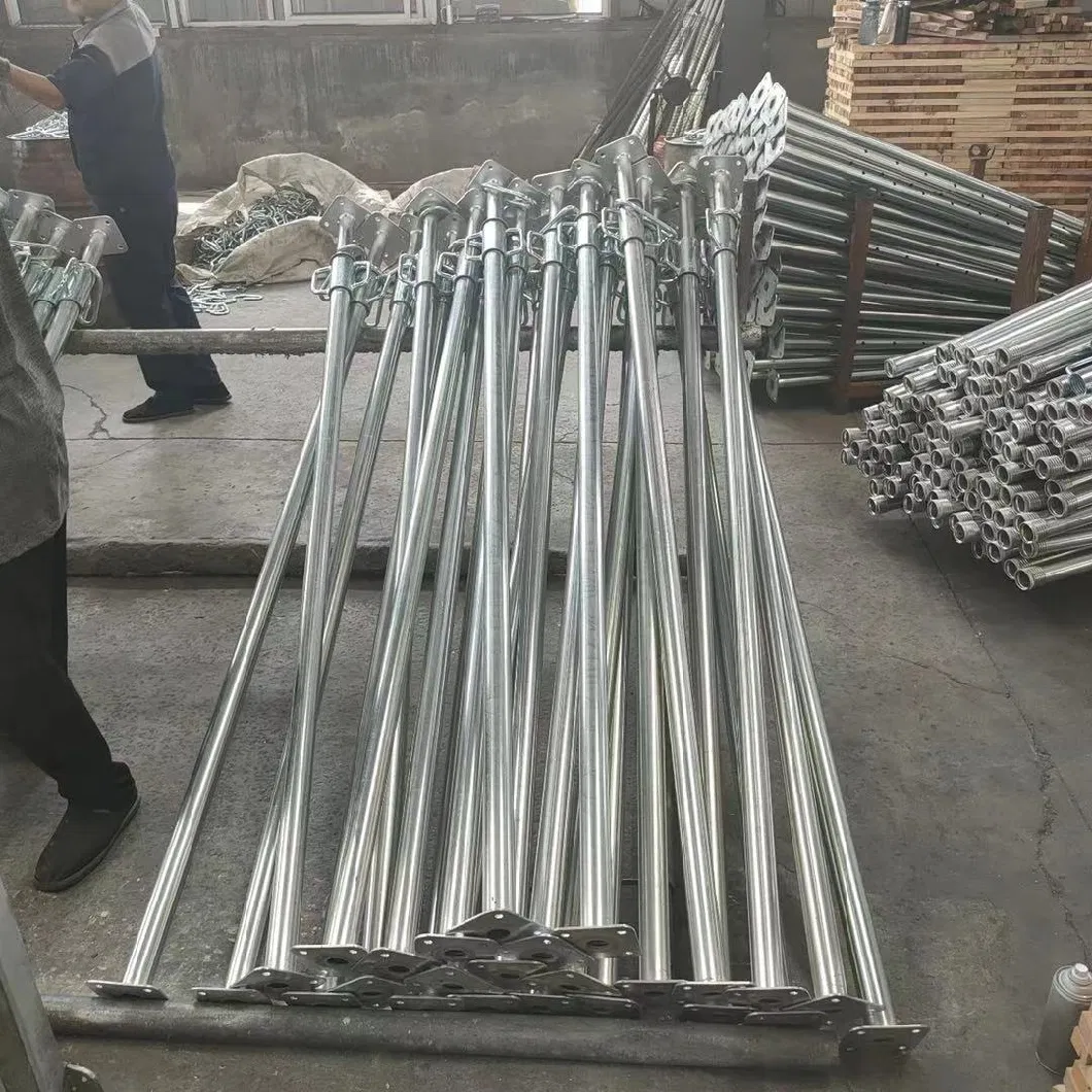 Makers En1065 Building Galvanized Scaffold Heavy Duty Telescopic Formwork Construction Scaffolding Support/Shoring Adjustable Steel Prop