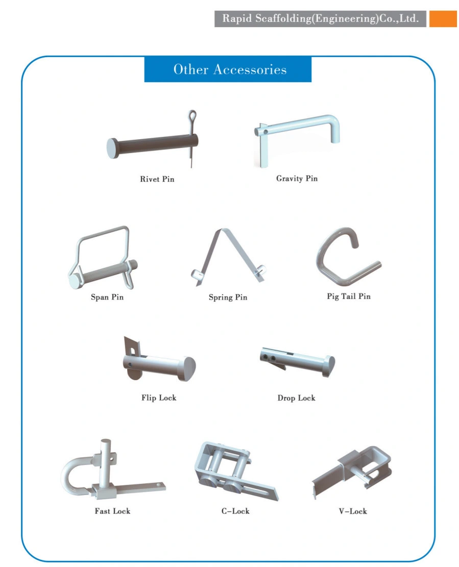 System Galvanized Steel Frame Shoring Used Ladder Scaffold Price for Sale