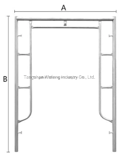 H Frame Andamio Tubular Mason Frame Scaffolding Main Frame Scaffold