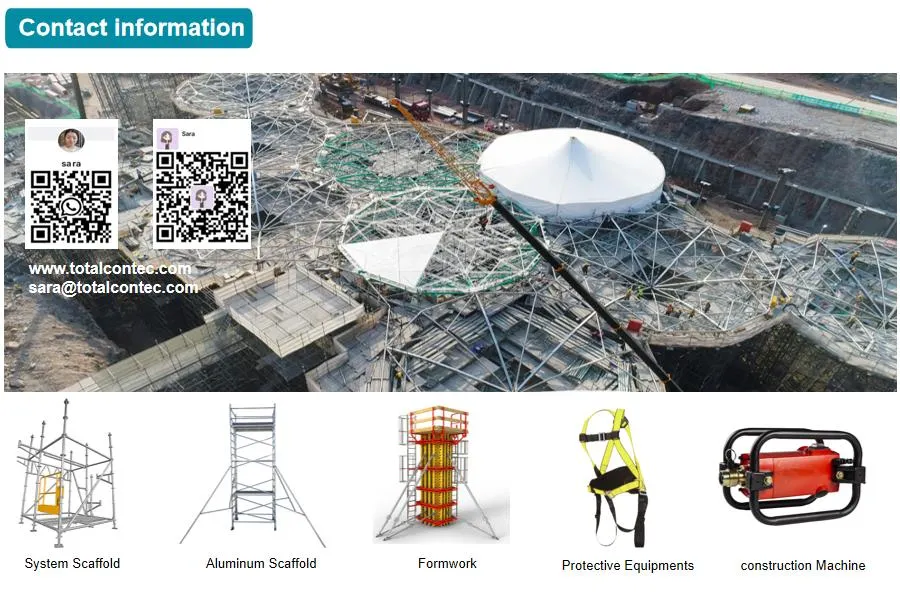 Special Event System Ringlock Facade Scaffold in Future Guarden Building Project