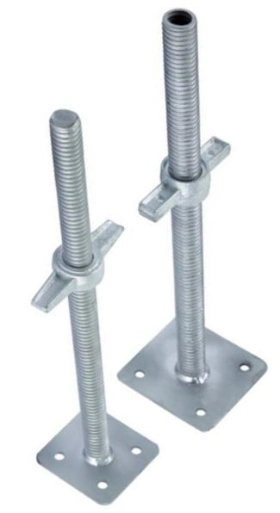 Hollow Galvanized Adjustable Jack Base Scaffolding Accessories