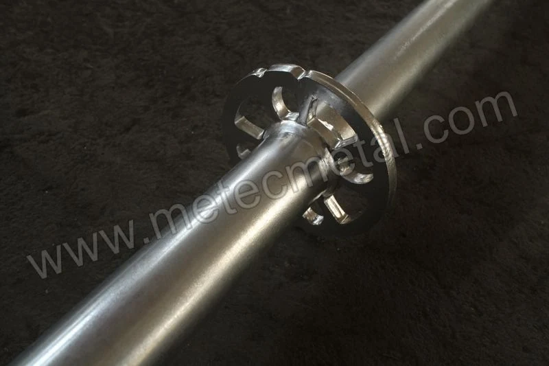 Hot DIP Galvanized Ring Lock System Scaffold Standard (VERTICAL)